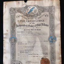 1936 charter establishing a Theta Rho Girls' Club in Washington