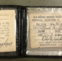 Wallet of Clifford Bingham