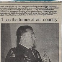 Magor General Anthony Jones at WHS and WCHS