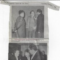 Magor General Anthony Jones and U.S. Secretary of Army Togo West