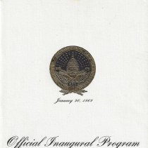 1969 program for inauguration of Richard Nixon