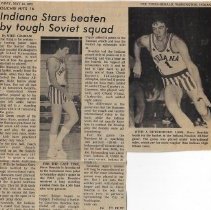 1979 article about Indiana All Stars v. Soviet Union basketball game