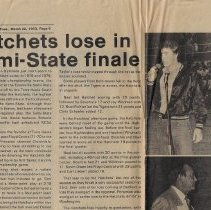 1983 article about the Washington Hatchets at the semi-state tourname