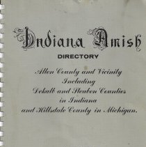 "Indiana Amish Directory" (1970)