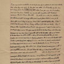 Narrative of "true history " of Van Trees property