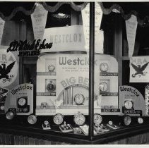 Display window of J.D. Ward & Son (ca. 1933-1935)