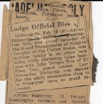 Obituary of Adrian Hamersly (1876-1947)