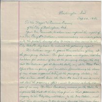 1906 report about damage to fire hose