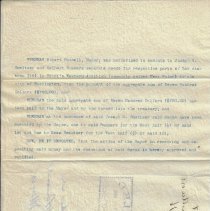 1906 report about sale of Lot 16