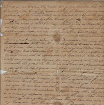 1818 deed to John Horrall from Thomas Horrall