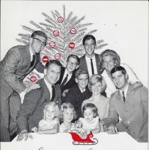 1965 Christmas card from Senator Vance Hartke to Vic DiCanio