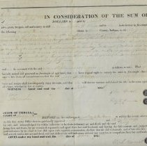 1845 deed from John & Polly Horrall to John Williams