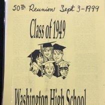 Booklet for 50 year reunion of WHS class of 1949