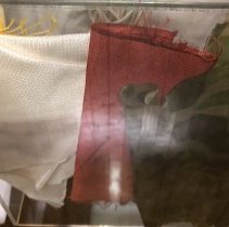 Parachute scraps from Reliance plant.