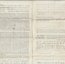 1865 Commissioner's Deed to Elisha Hyatt for 36.75 acres in Daviess County