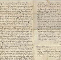 1852 deed from Benjamin Goodwin to Elisha Hyatt for 100 acres in Daviess Co