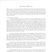 Arvin family genealogy compiled by Lucile Arvin