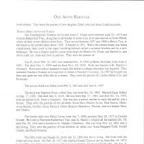 Arvin family genealogy compiled by Lucile Arvin