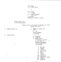 Arvin family genealogy compiled by Lucile Arvin