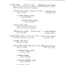 Arvin family genealogy compiled by Lucile Arvin