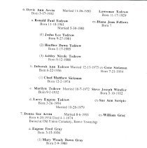 Arvin family genealogy compiled by Lucile Arvin