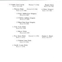 Arvin family genealogy compiled by Lucile Arvin