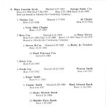 Arvin family genealogy compiled by Lucile Arvin