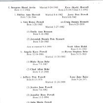 Arvin family genealogy compiled by Lucile Arvin