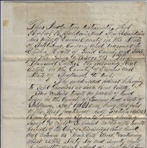1866 deed from Robert and Leah Baldwin to Elisha Hyatt for about 101 acres