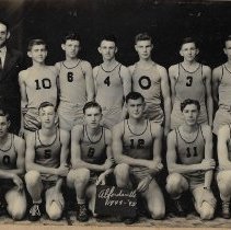 1944-1945 Alfordsville High School basketball team