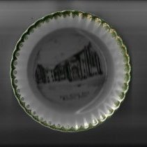 1953 Central Christian Church dinner plate