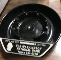 Washington National Bank ashtray