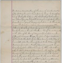 1853 deed from Elias & Elizabeth Terry to George W. Bradford in Daviess Cou