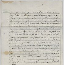 1886 power of attorney by Andrew Lillie appointing James W. Ogdon