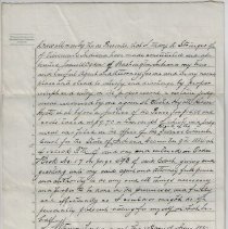 1886 power of attorney by Mary A. Stringer appointing James W. Ogdon