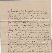 1847 deed from Thomas Horrall to Richard Andrew Clements