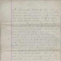 1885 deed from Mary Buckles to Hugh Barr for 34 acres in Daviess County