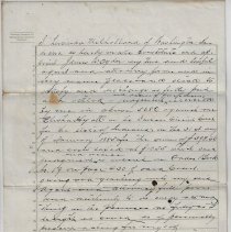 1886 power of attorney from Lucinda Milholland appointing James W. Ogdon