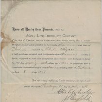 1886 release of mortgage from Aetna Life Insurance Company on real estate i