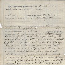 1883 deed from Hugh Barr to  Elisha Hyatt