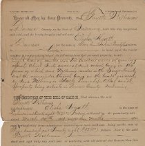 1881 mortgage from Fayette Williams to Elisha Hyatt