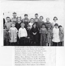 No. 10 Hays School in Barr Township (ca. 1908-1909)