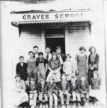 No. 14 Graves School in Barr Township (ca. 1924)