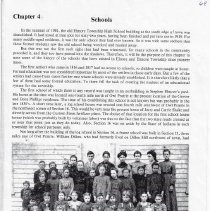 History of schools in Elmore Township