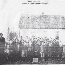 Glenco School in Harrison Township (ca. 1900-1910)