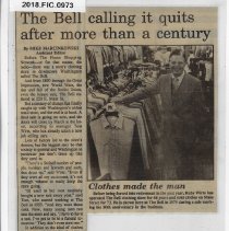 Bell Clothing Store in Washington (ca. 1990)