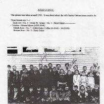 No. 7 Baker School in Reeve Township (ca. 1905-1915)