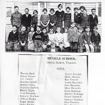 No. 6 Hinkle School in Steele Township (ca. 1910-1920)