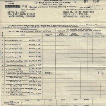 1947 letter from railroad company in Bradford collection