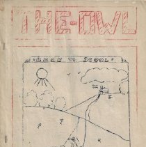 September 9, 1935 edition of "The Owl" from Elnora High School
